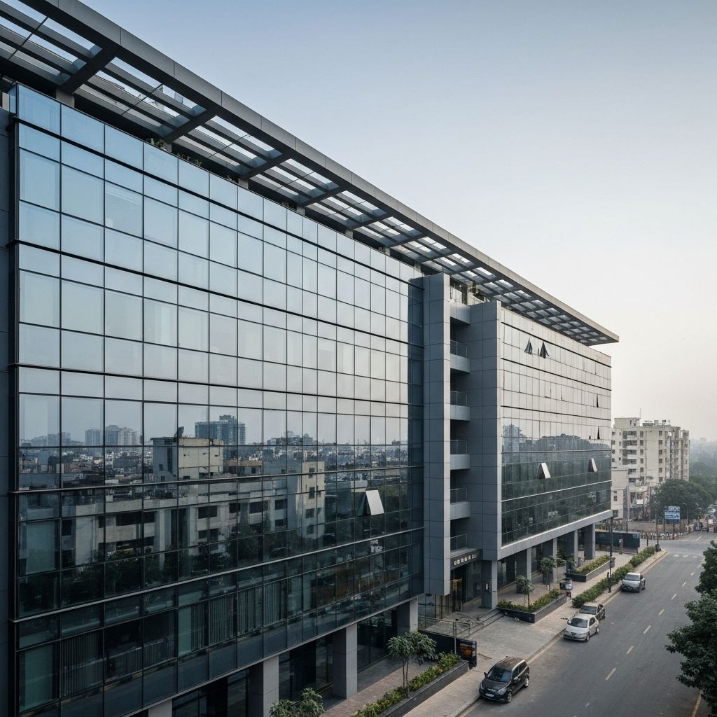 Modern commercial office building